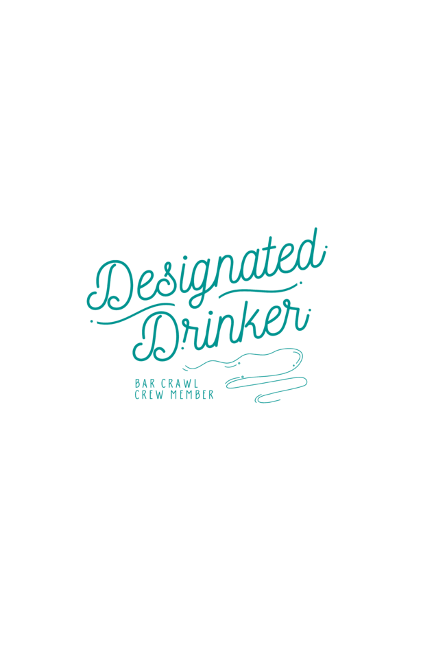 Oversized Designated Drinker T-Shirt