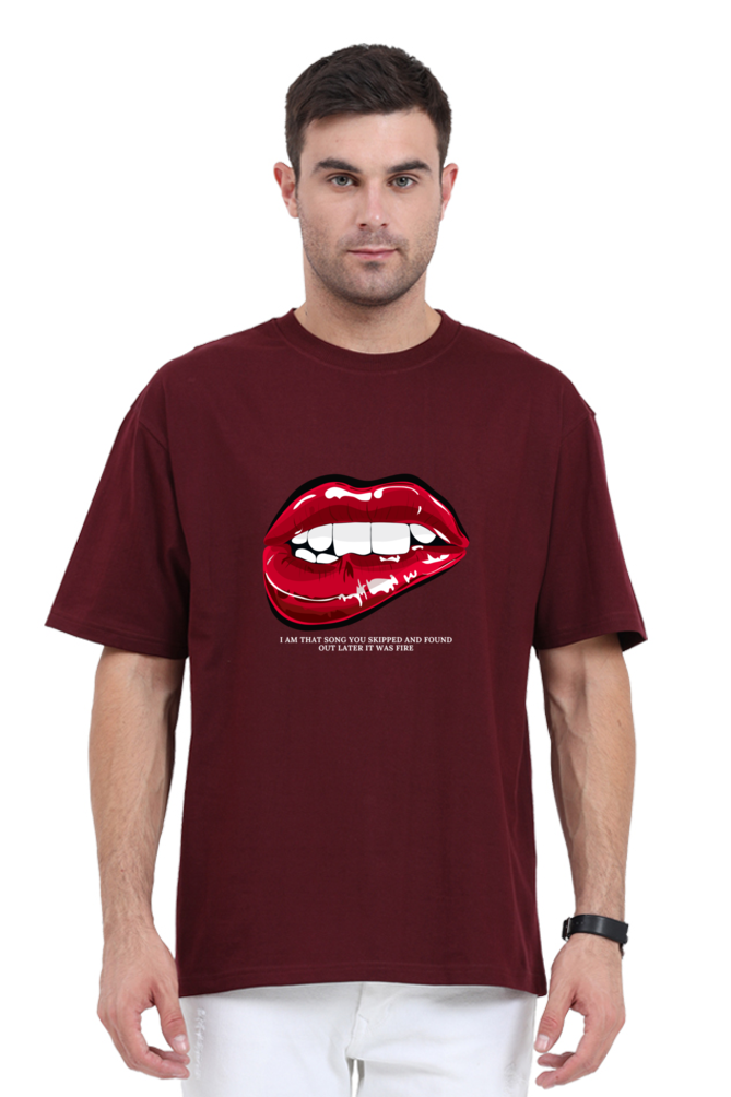 Oversized Red Lips T-Shirt