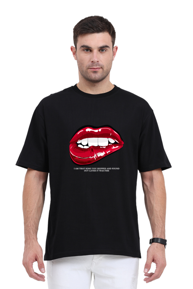 Oversized Red Lips T-Shirt