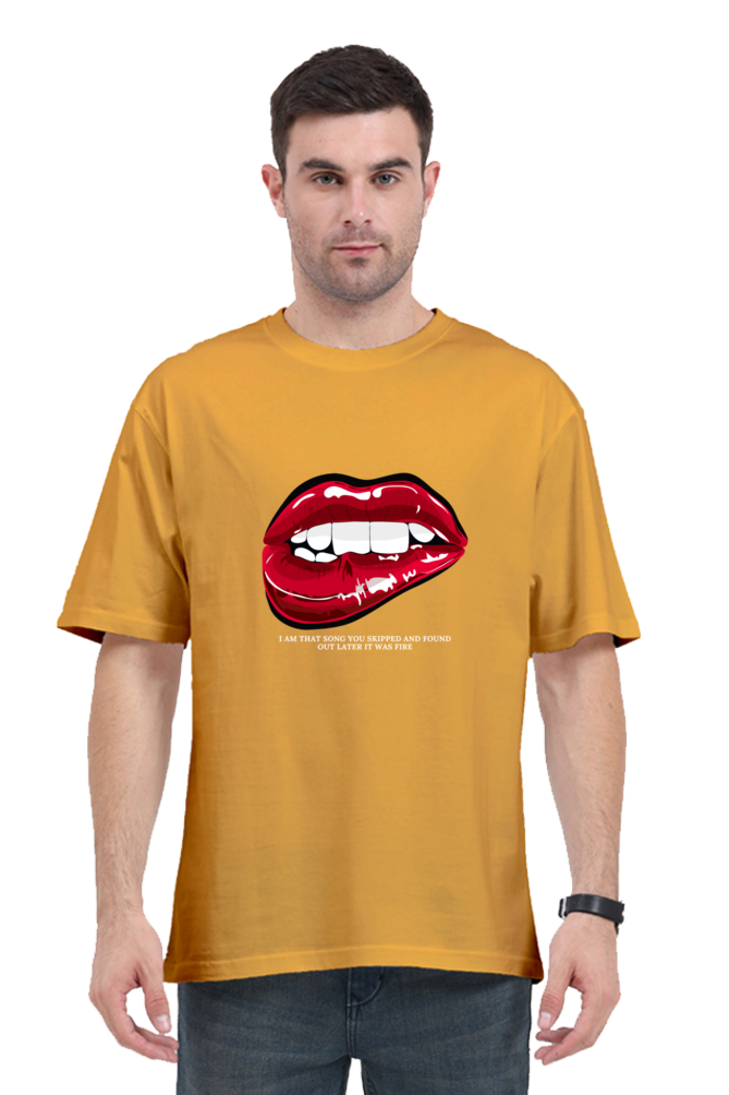 Oversized Red Lips T-Shirt