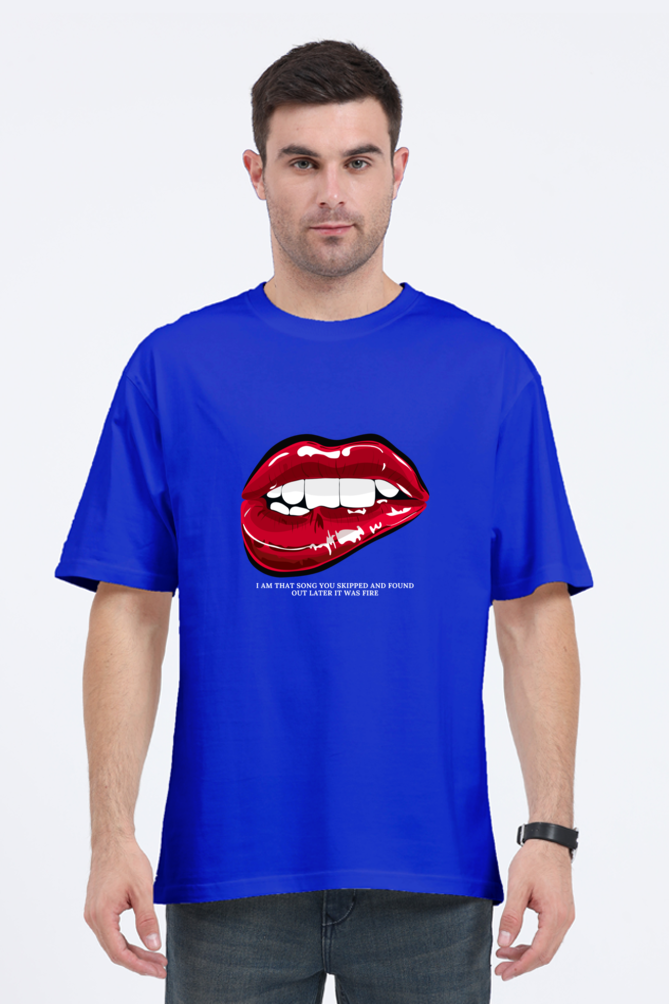 Oversized Red Lips T-Shirt